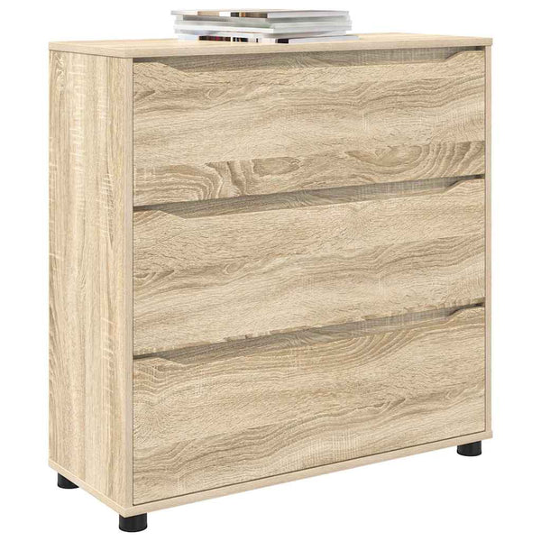 Sonoma Eiche Aufbewahrungsschrank 80x31x81cm