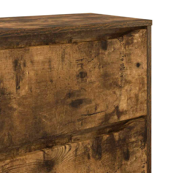 Aufbewahrungsschrank Geräucherte Eiche 80x31x81 cm