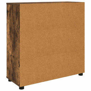 Aufbewahrungsschrank Geräucherte Eiche 80x31x81 cm