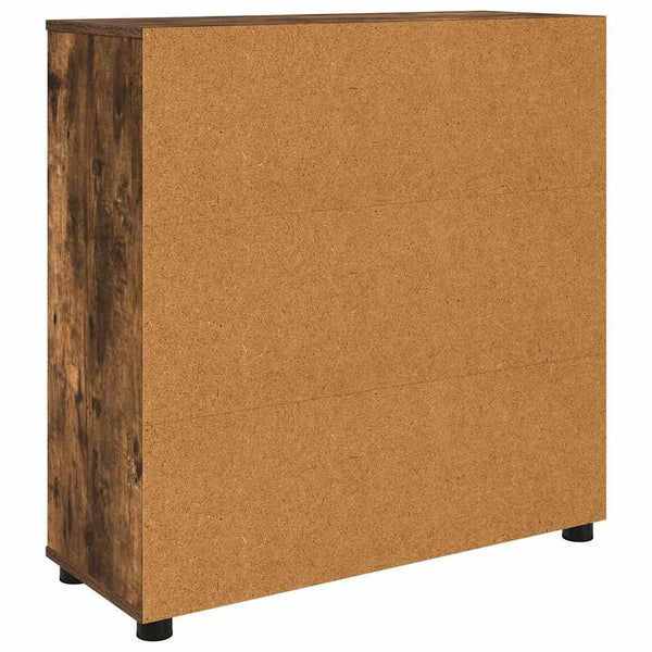 Aufbewahrungsschrank Geräucherte Eiche 80x31x81 cm