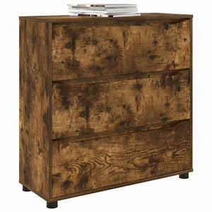 Aufbewahrungsschrank Geräucherte Eiche 80x31x81 cm