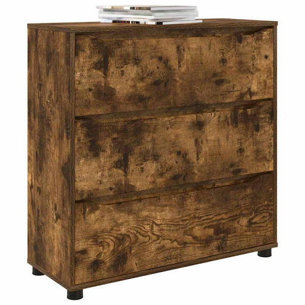 Aufbewahrungsschrank Geräucherte Eiche 80x31x81 cm