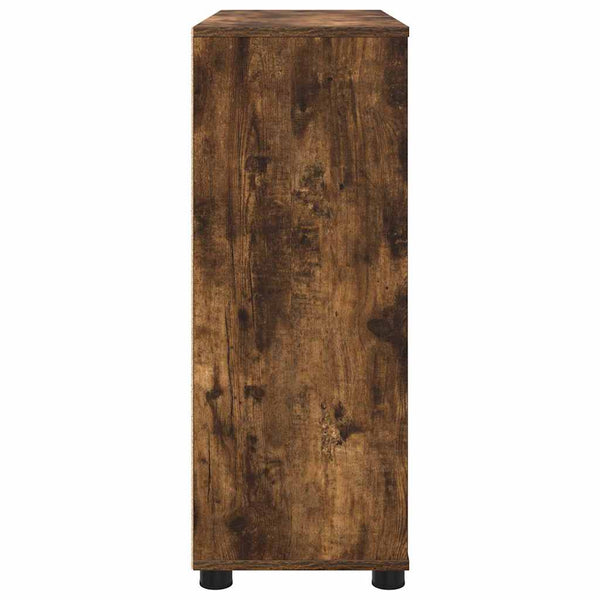 Aufbewahrungsschrank Geräucherte Eiche 80x31x81 cm