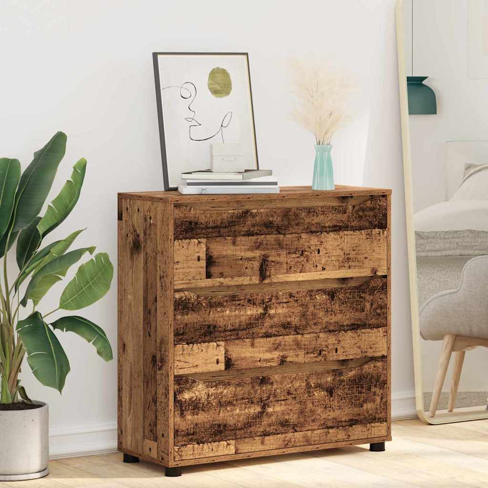 Aufbewahrungsschrank Altholz 80 cm