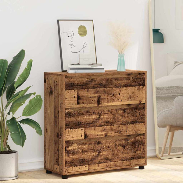 Aufbewahrungsschrank Altholz 80 cm