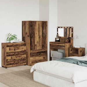 Aufbewahrungsschrank Altholz 80 cm