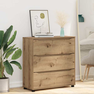 vidaXL Armoire de rangement chêne artisan 80 x 31 x 81 cm