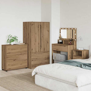 vidaXL Armoire de rangement chêne artisan 80 x 31 x 81 cm