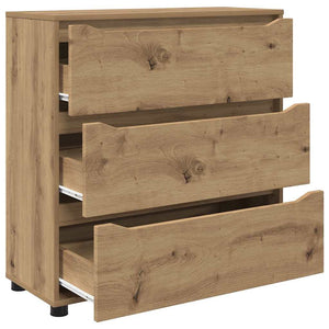 vidaXL Armoire de rangement chêne artisan 80 x 31 x 81 cm