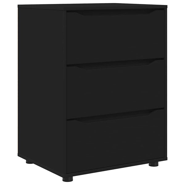 Schwarzer Aufbewahrungsschrank 60x48x81cm