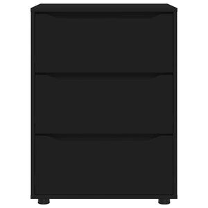 Schwarzer Aufbewahrungsschrank 60x48x81cm