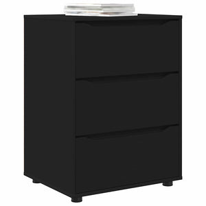 Schwarzer Aufbewahrungsschrank 60x48x81cm