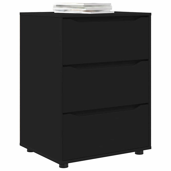 Schwarzer Aufbewahrungsschrank 60x48x81cm