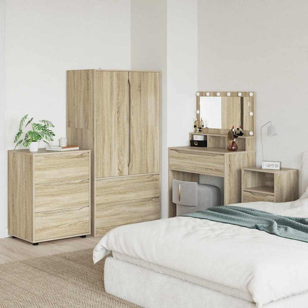 Sonoma Eiche Aufbewahrungsschrank 60x48x81cm