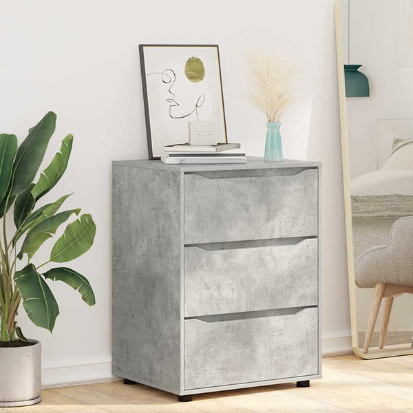 Aufbewahrungsschrank Beton Grau 60x48x81cm