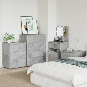 Aufbewahrungsschrank Beton Grau 60x48x81cm