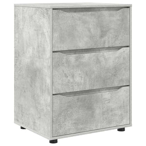 Aufbewahrungsschrank Beton Grau 60x48x81cm