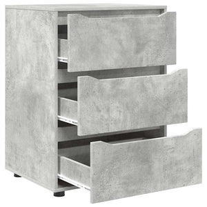 Aufbewahrungsschrank Beton Grau 60x48x81cm