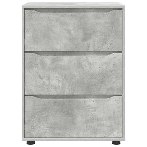 Aufbewahrungsschrank Beton Grau 60x48x81cm