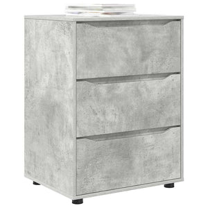 Aufbewahrungsschrank Beton Grau 60x48x81cm