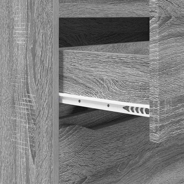 Aufbewahrungsschrank Grau Sonoma 60x48x81 cm