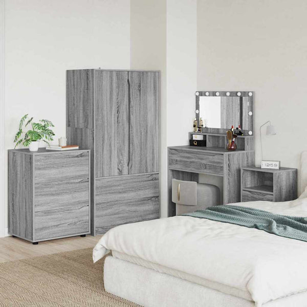 Aufbewahrungsschrank Grau Sonoma 60x48x81 cm