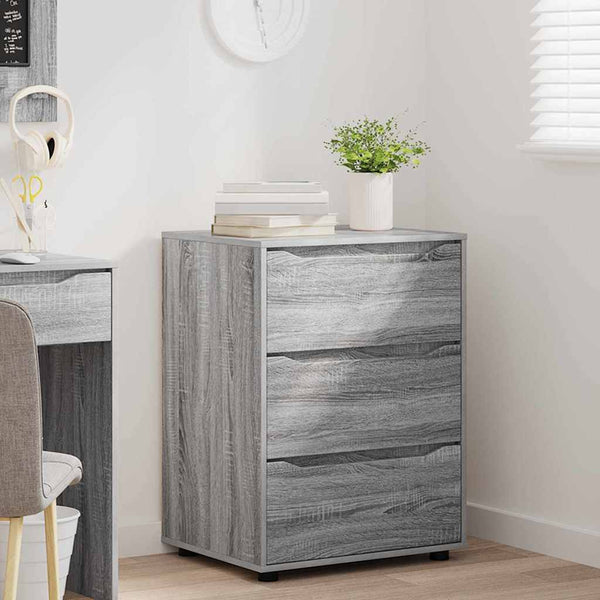 Aufbewahrungsschrank Grau Sonoma 60x48x81 cm
