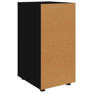Schwarzer Aufbewahrungsschrank, 40x48x81cm