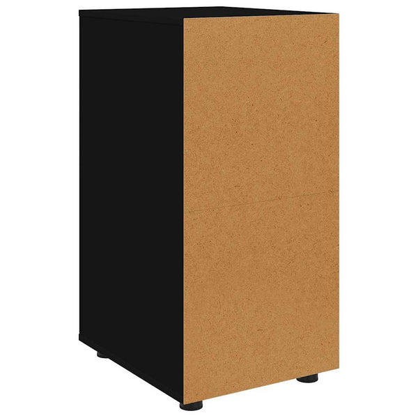 Schwarzer Aufbewahrungsschrank, 40x48x81cm