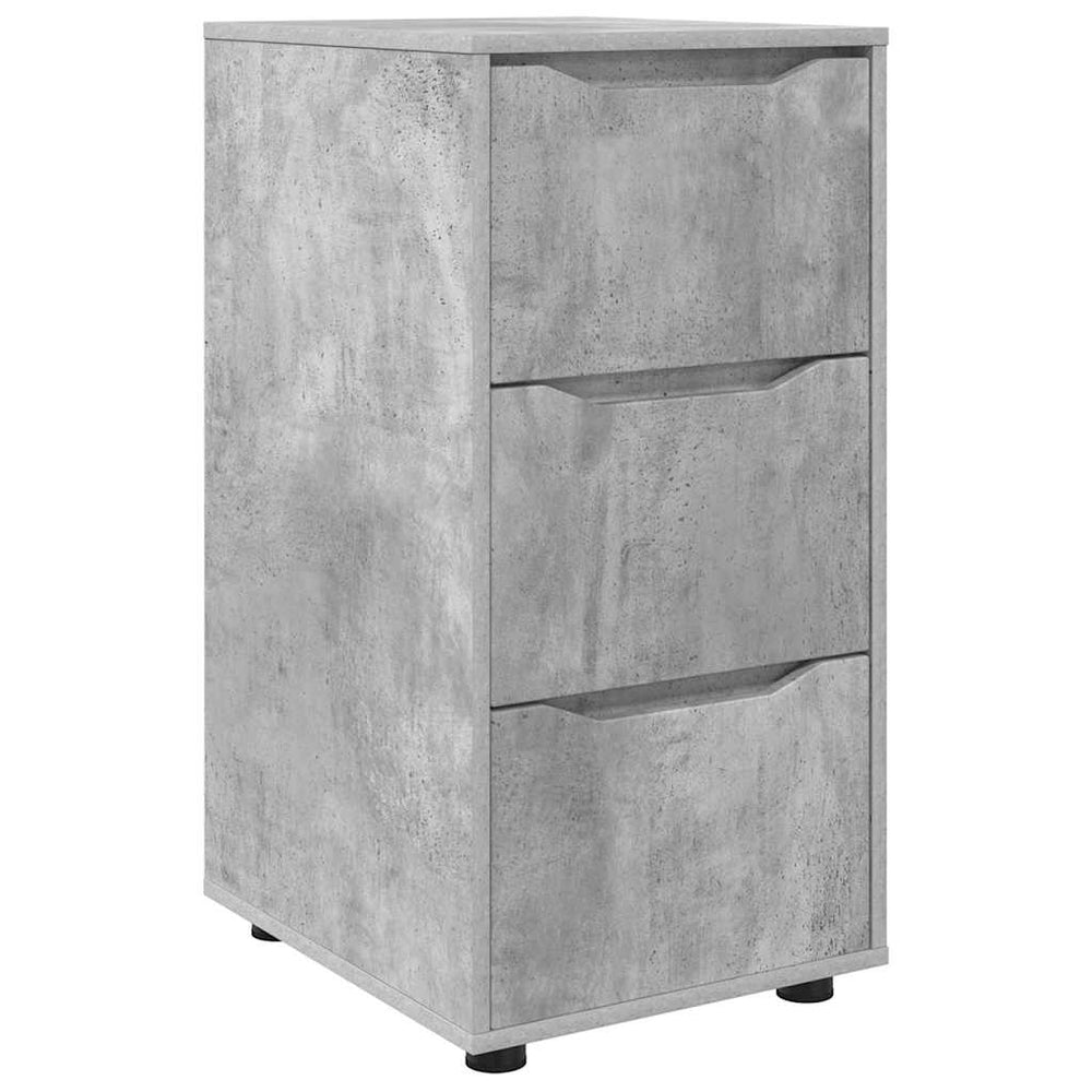 Aufbewahrungsschrank Beton Grau 40x48x81cm