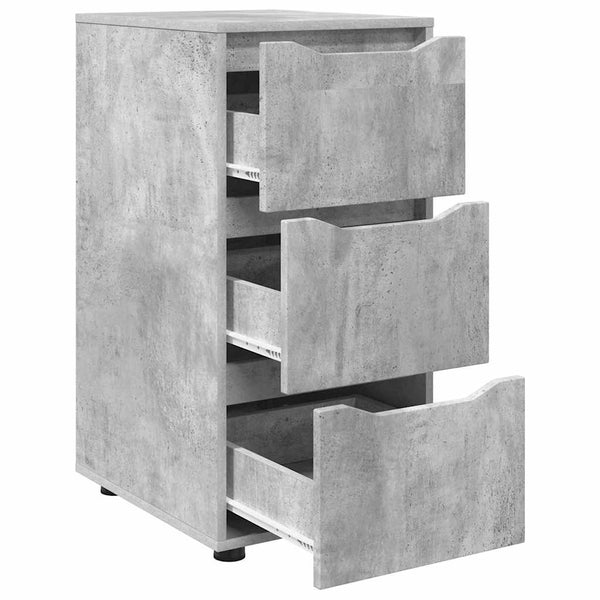 Aufbewahrungsschrank Beton Grau 40x48x81cm