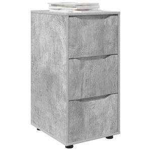 Aufbewahrungsschrank Beton Grau 40x48x81cm