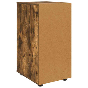 vidaXL Armoire de rangement Chêne fumé 40 x 48 x 81 cm