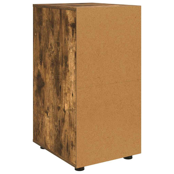 vidaXL Armoire de rangement Chêne fumé 40 x 48 x 81 cm
