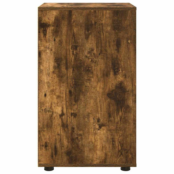 vidaXL Armoire de rangement Chêne fumé 40 x 48 x 81 cm