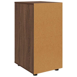 Aufbewahrungsschrank Braun Eichenoptik 40x48x81cm