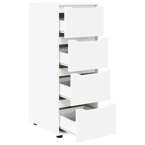 Weißer Aufbewahrungsschrank 40x48x105cm