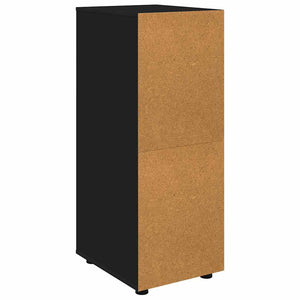 Schwarzer Aufbewahrungsschrank 40x48x105 cm