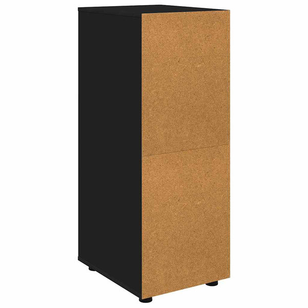 Schwarzer Aufbewahrungsschrank 40x48x105 cm