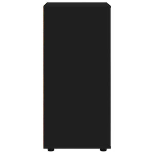 Schwarzer Aufbewahrungsschrank 40x48x105 cm
