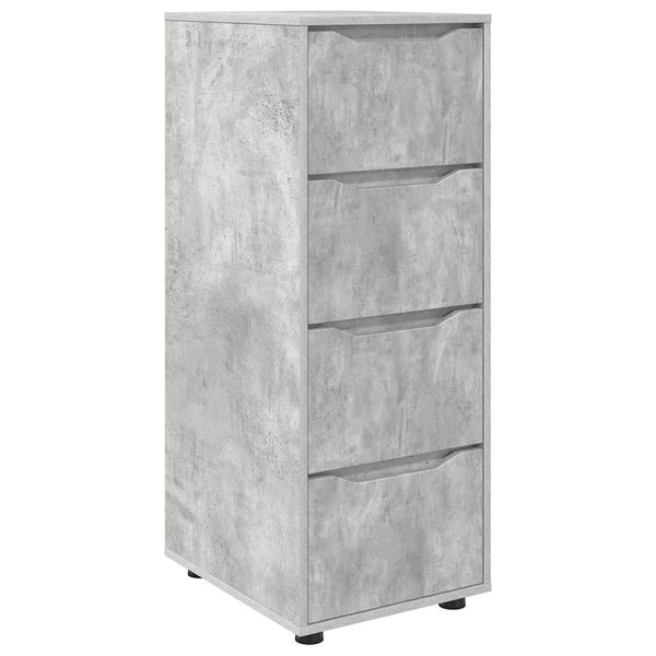 Aufbewahrungsschrank Beton Grau 40x48x105cm
