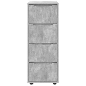 Aufbewahrungsschrank Beton Grau 40x48x105cm