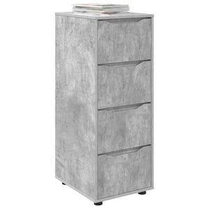 Aufbewahrungsschrank Beton Grau 40x48x105cm