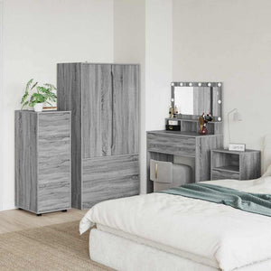 Aufbewahrungsschrank Sonoma Grau 40x48x105 cm