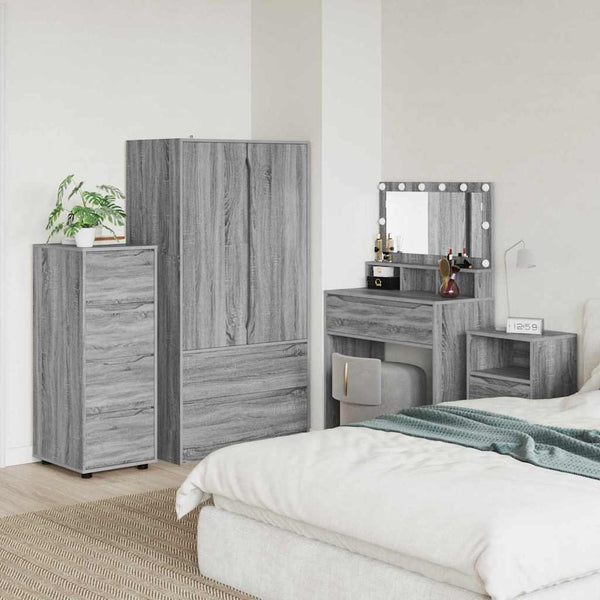 Aufbewahrungsschrank Sonoma Grau 40x48x105 cm