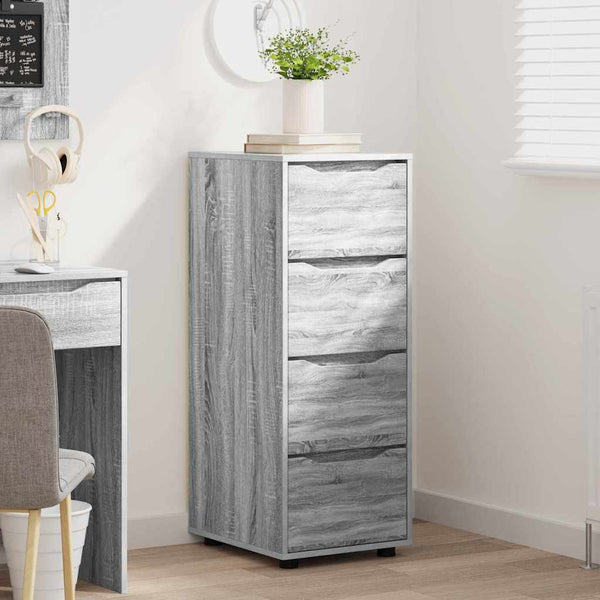 Aufbewahrungsschrank Sonoma Grau 40x48x105 cm