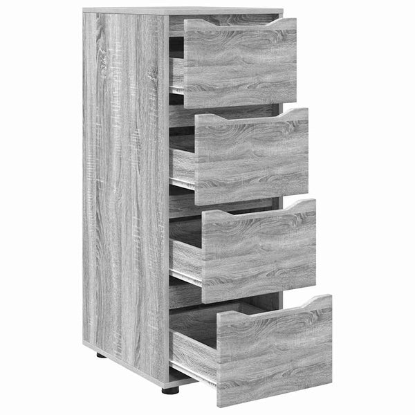 Aufbewahrungsschrank Sonoma Grau 40x48x105 cm