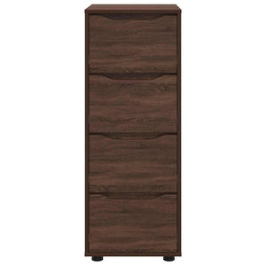 Aufbewahrungsschrank Braun Eichen-Optik 40x48x105 cm