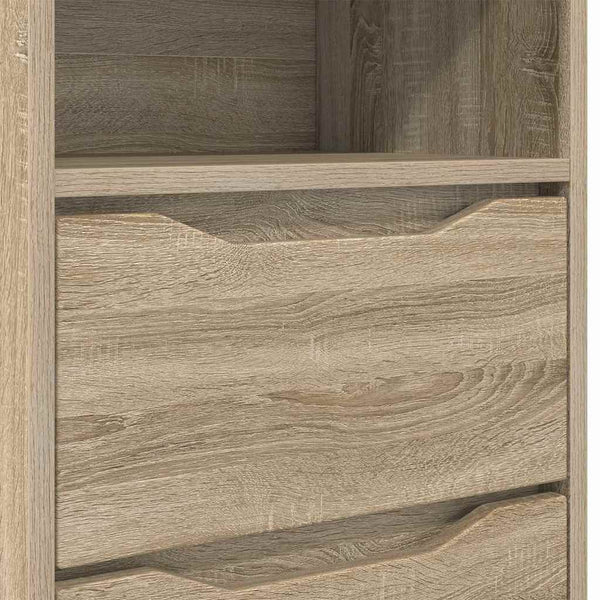 vidaXL Table de chevet chêne sonoma 40 x 30 x 467 cm bois d'ingénierie