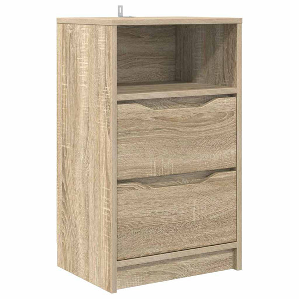 vidaXL Table de chevet chêne sonoma 40 x 30 x 467 cm bois d'ingénierie